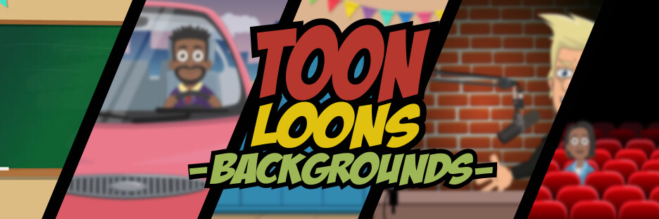 Toon Loons Backgrounds for Adobe Character Animator