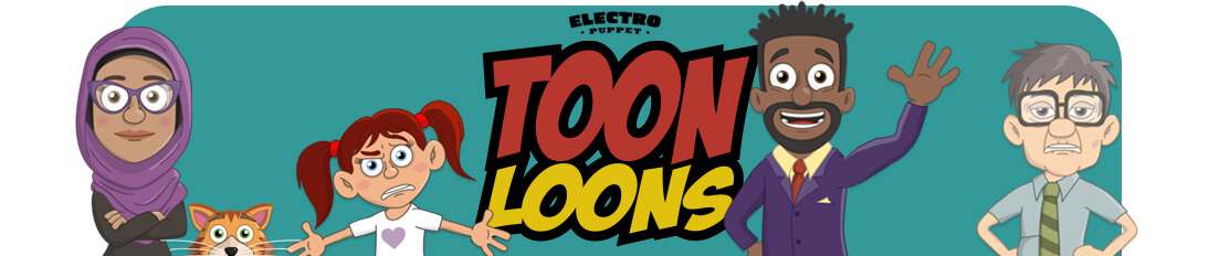 The Toon Loons - Advanced puppets for Adobe Character Animator. Various ages, genders and ethnicities.