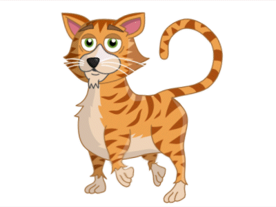 Venus - Ginger cat Puppet for Adobe Character Animator