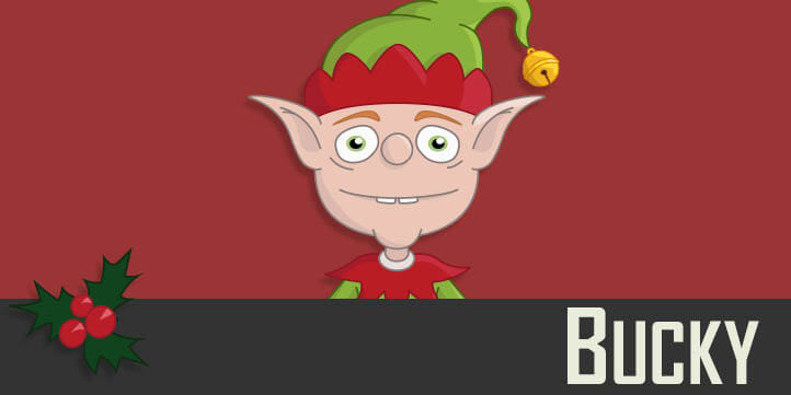 Bucky - a Christmas Elf puppet