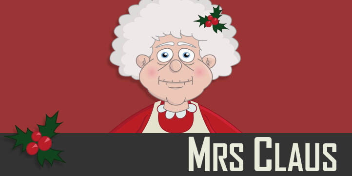 Mrs Claus - a Christmas puppet