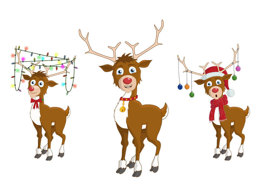 Rudolph - Christmas reindeer Adobe Character Animator puppet