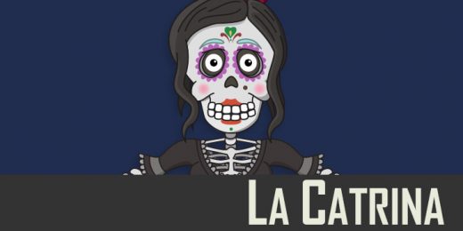 La Catrina puppet available for Adobe Character Animator