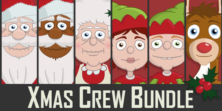 Xmas Crew - Christmas Puppets for Adobe Character Animator