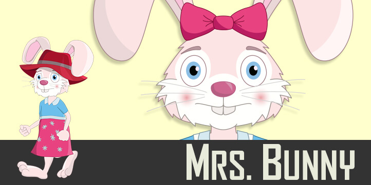 Mrs Easter Bunny - Puppet for Adobe Character Animator
