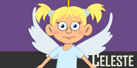 Celeste - An Angel girl child Puppet for Adobe Character Animator