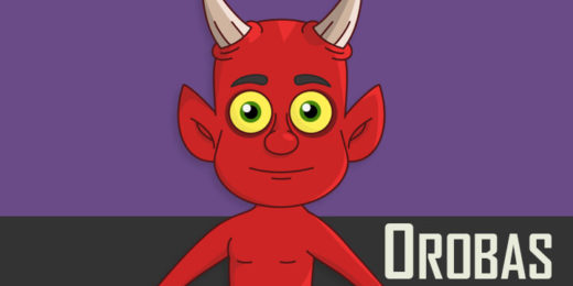 Orobas - A Halloween red devil boy demon puppet for Adobe Character Animator