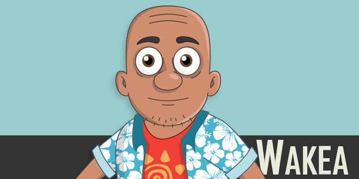 Wakea - Polynesian Pacific Islander male Puppet for Adobe Character Animator