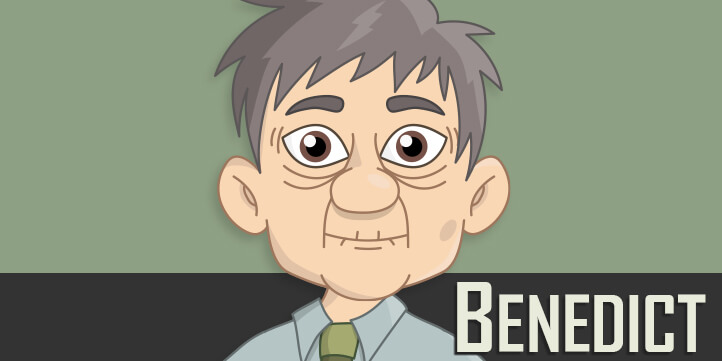 Benedict - Elderly, Asian male Puppet for Adobe Character Animator
