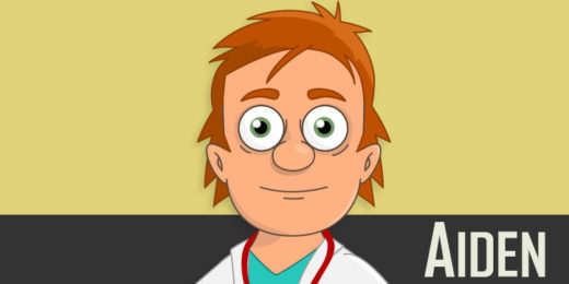 Aiden - white, Doctor, male Puppet for Adobe Character Animator