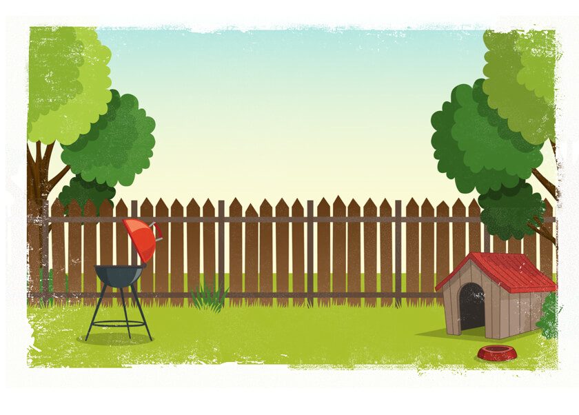 Toon Loons Backyard Background for Adobe Character Animator