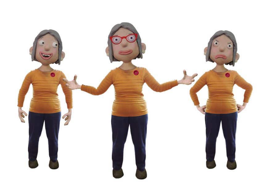 Cheryl puppet available for Adobe Character Animator