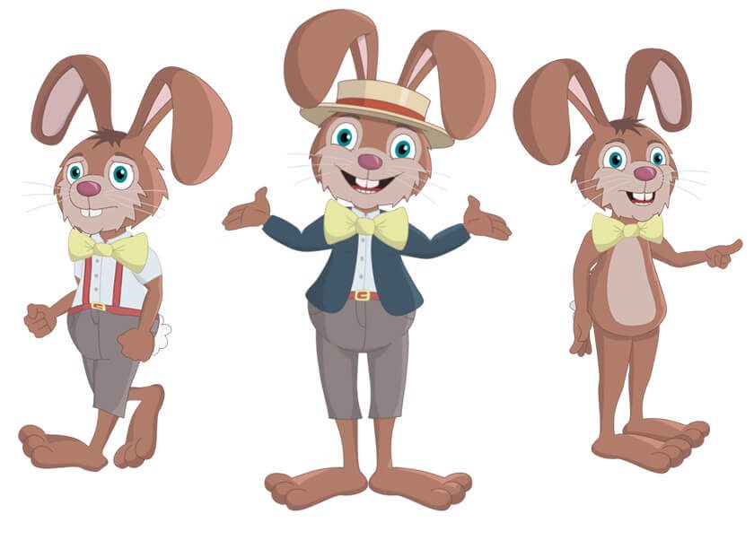 Easter Bunny - Puppet for Adobe Character Animator