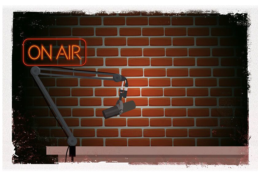 Toon Loons Podcast Studio Background for Adobe Character Animator
